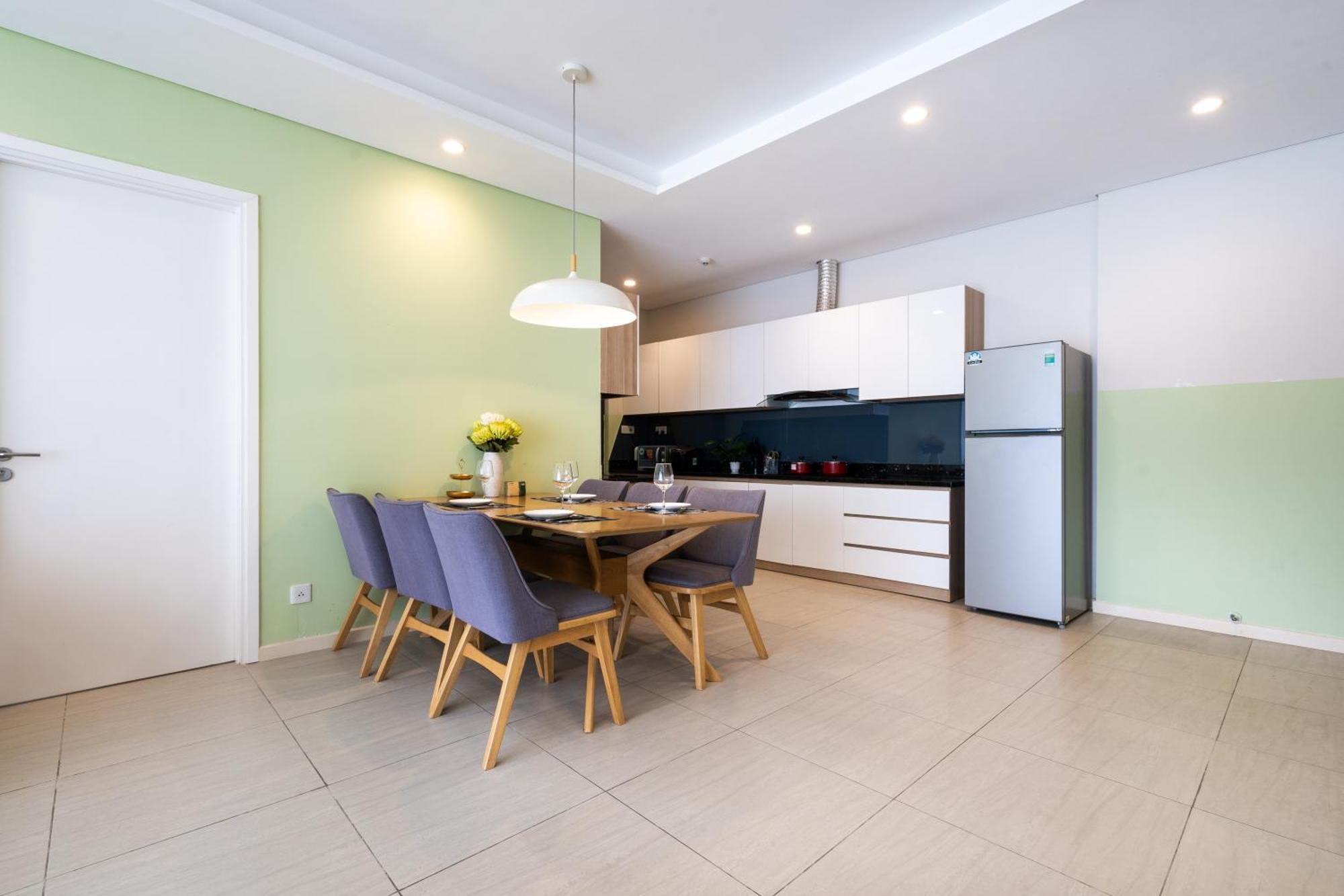 Diamond Island Highfloor Riverview 8min To D1